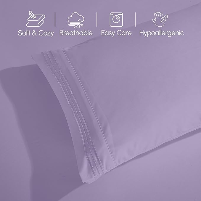 Elegant Comfort Luxurious 1500 Premium Hotel Quality Microfiber 4-Piece Sheet - Image 8
