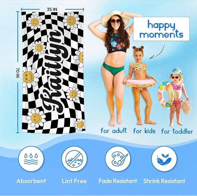 JML Personalized Beach Towel - Image 3