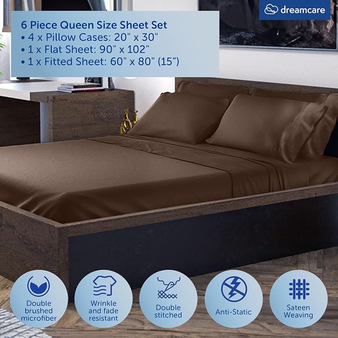 DREAMCARE Queen Sheet Set - Image 3