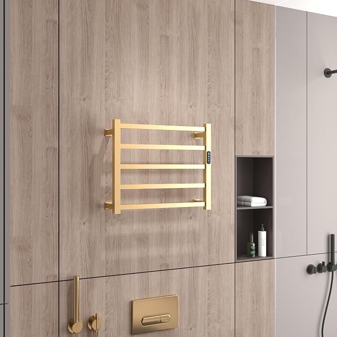 5 Bars Luxury Towel Warmers Wall Mounted Heated Towel Rack, Towel Warmer - Image 3