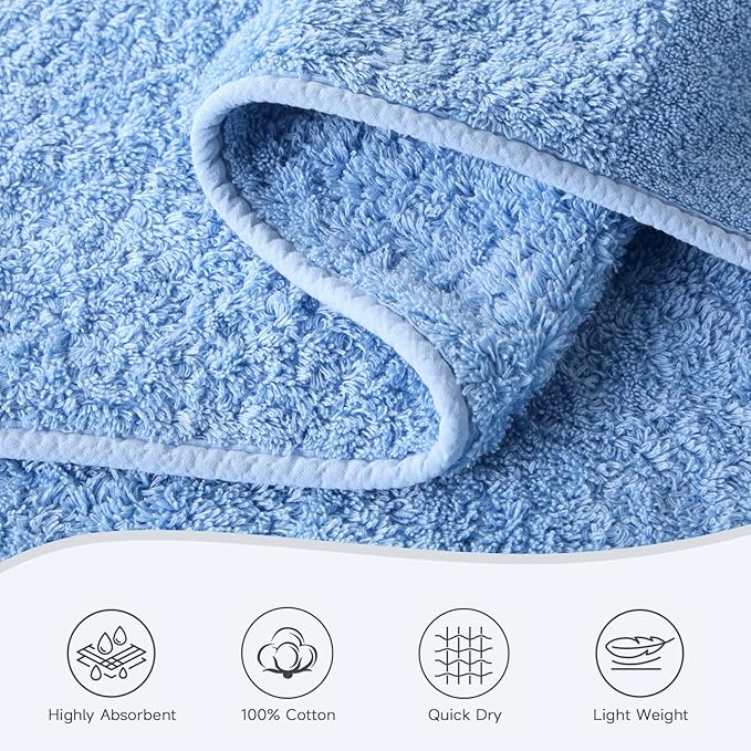 REDKISS Towels 2 Pack Luxury Extra Large Bath Towels Set 30 x 58 Inches – 100% - Image 5