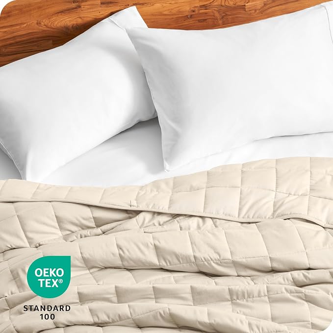 Bare Home Weighted Blanket Queen Size 17lb - Image 7