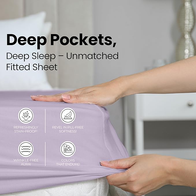 Utopia Bedding Queen Fitted Sheet - Image 4