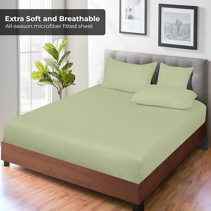 Royale Linens Fitted Sheet Twin XL - Image 4