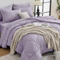 HEVUMYI Purple Twin-XL Comforter Set by HEVUMYI