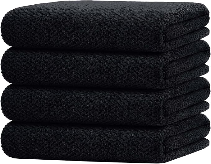 HOMEXCEL Bath Towel Set Pack of 4, 30 x 60 Inches Large Microfiber Bath Towels by HOMEXCEL