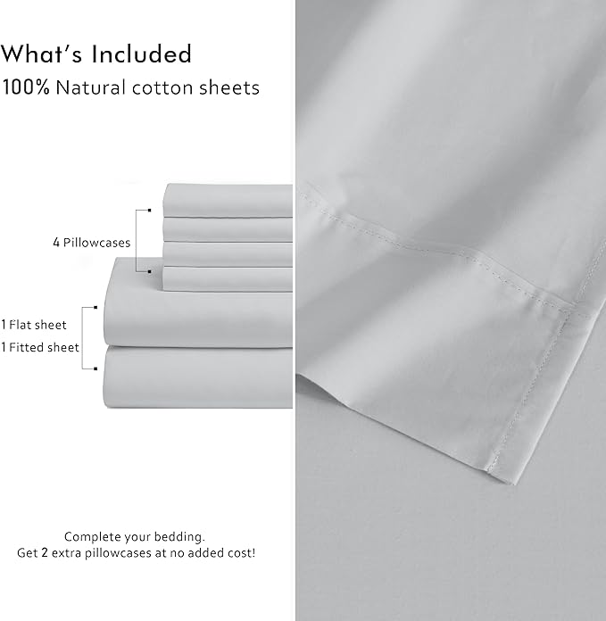 RUVANTI 6 Pcs Cotton Sheets - Image 4