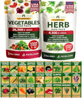 HOME GROWN 70 Variety Vegetable & Herb Seeds 32, 000+ USA Non-GMO Heirloom by HOMEGROWN