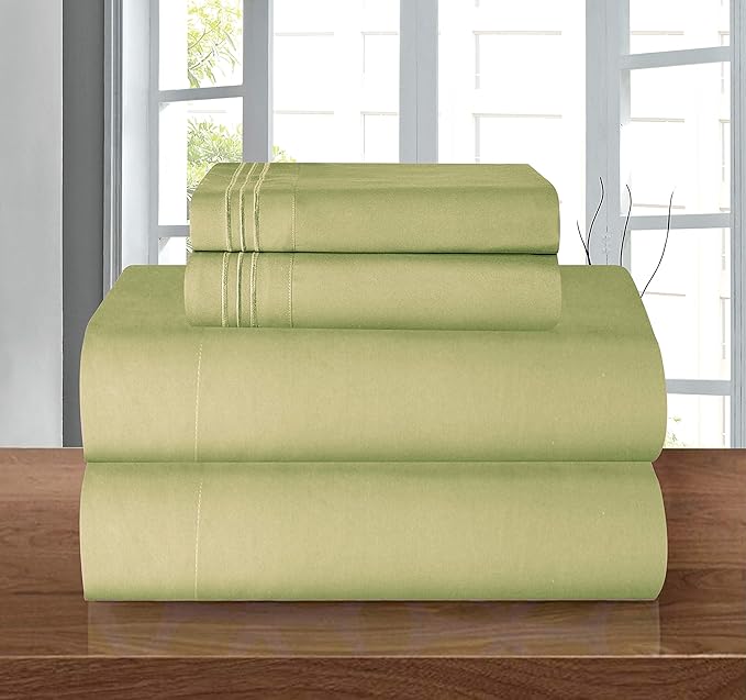Elegant Comfort 1500 Premier Hotel Quality 4-Piece Bed Sheet Sets, Deep Pockets - Image 9