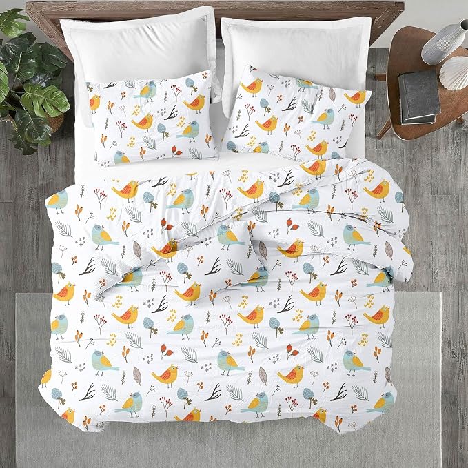 Kotton Culture 3 Pc King Size Duvet Cover Set- 100% Egyptian Cotton Sateen 600 by KottonCulture