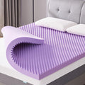 SINWEEK 3 Inch Egg Crate Memory Foam Mattress Topper Full Size, Soft Mattress by SINWEEK