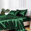MR&HM Satin Bed Sheets, Full Size Sheets Set by MRHM