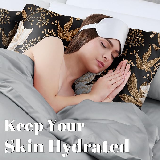 EXQ Home Satin Pillowcase for Hair and Skin Queen - Image 4