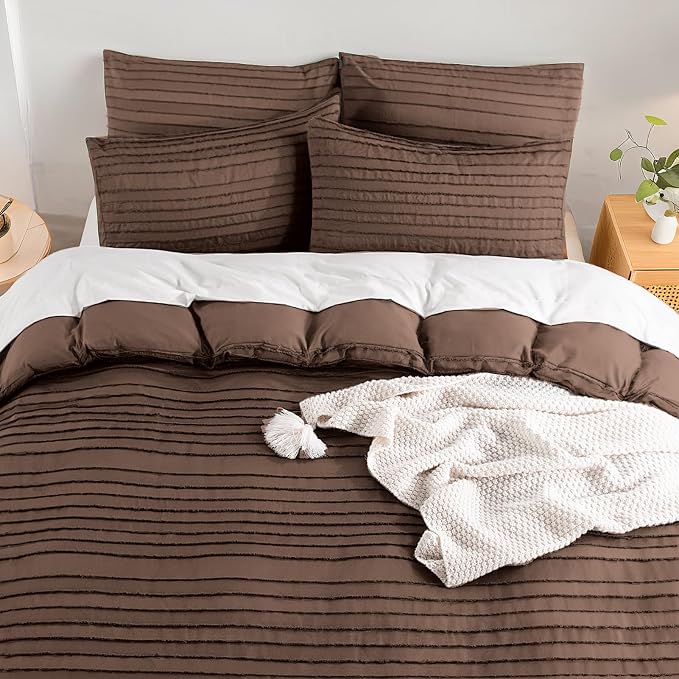 NEXHOME PRO Duvet Cover, 3 Pieces Boho Tufted Duvet Cover Set, Soft and - Image 7