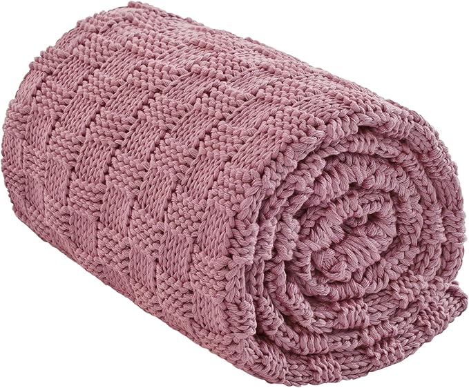 Knitted Weighted Blanket for Adults, Breathable Chunky Knit, Cooling for Hot by Unknown