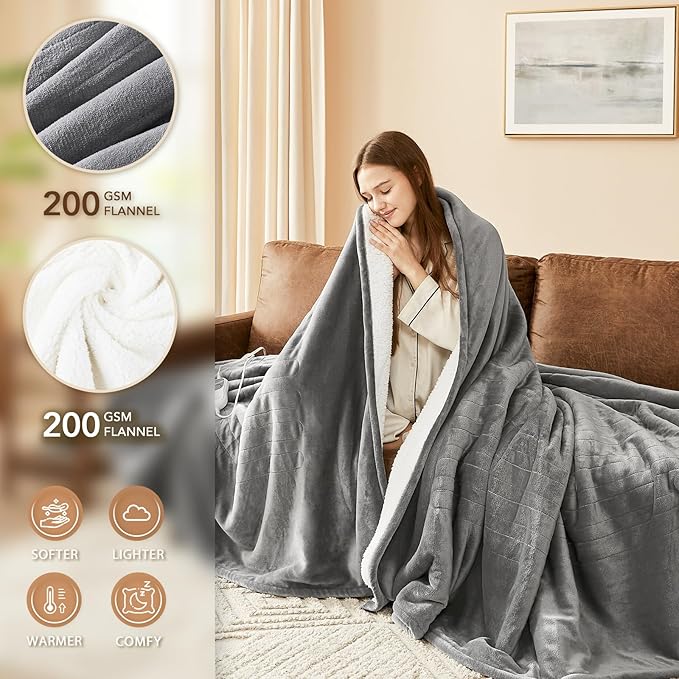 Homemate Heated Electric Blanket King Size - Image 2