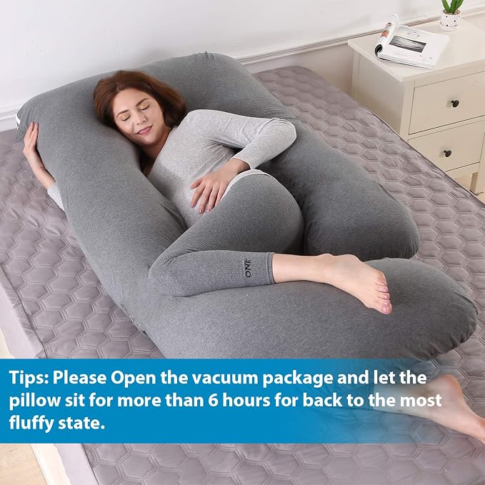 Victostar Pregnancy Pillow, 57 inches U Shaped Maternity Pillow - Image 6