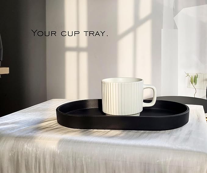 Black Small Tray, 3 Pack Oval Tray - Image 4
