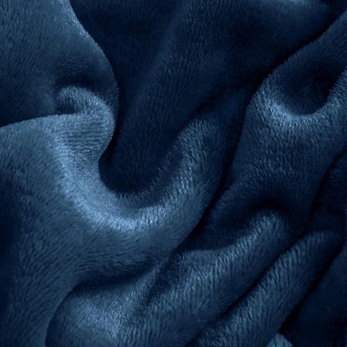 BEDELITE Flannel Sheets King Size Navy - Image 5