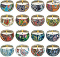 WPONSZU 16 Pack Scented Candles Gift Set by WPONSZU