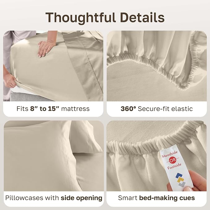 California Design Den Split King Sheets Sets - Image 5