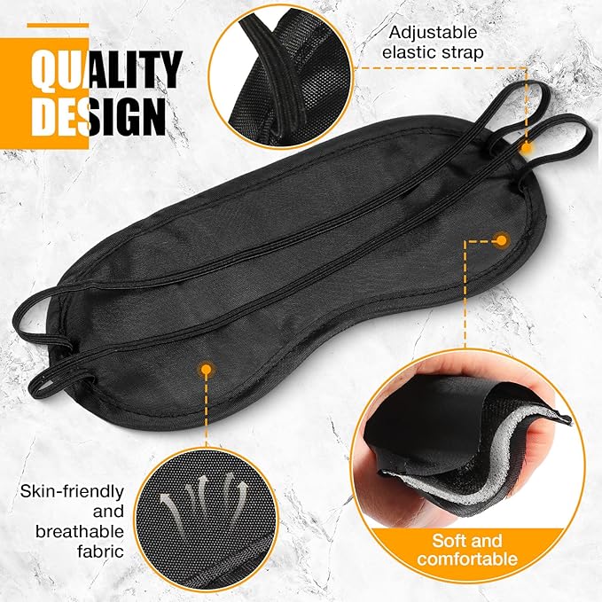 Tarpop 100 Pcs Eye Mask Sleeping Blindfold Eye Cover - Image 7
