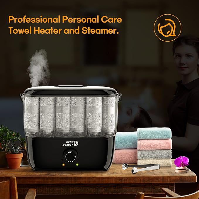 Towel Steamer-Hot Towel Warmer 600 W Tabletop Moist Towel Heater, Holds up to - Image 7