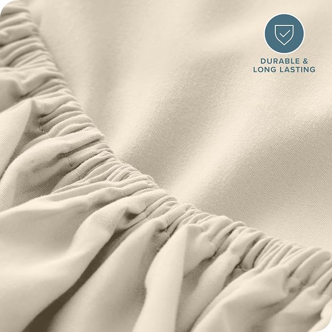Bare Home Fitted Bottom Sheet Split Head Flex King Size - Image 6