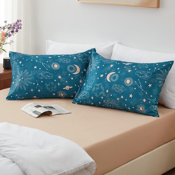 EXQ Home Satin Pillowcase for Hair and Skin, Pillow Cases King Size Pillow Case - Image 2