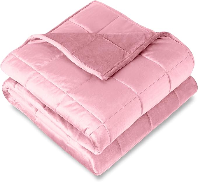 Bare Home Weighted Blanket Twin or Full Size 12lb by BareHome