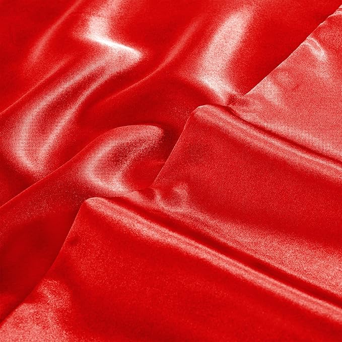 Aormenzy Satin Pillow Cases for Women Queen Size Set of 2, Fade Resistant - Image 7