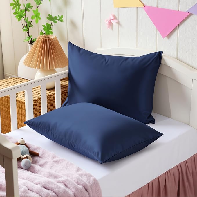 4 Pack Cooling Toddler Pillow Cases, Viscose Derived from Bamboo Small Pillow - Image 6