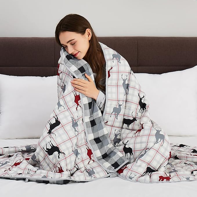 CuteKing Weighted Blanket for Adults Heavy Blanket for 180-190lbs, Weighted - Image 7