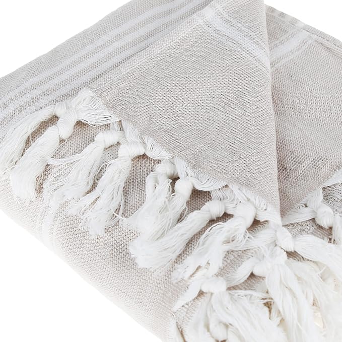 Beach Towel | Cotton Beach Towels, Sand Free, Highly Absorbent, Quick Dry - Image 4