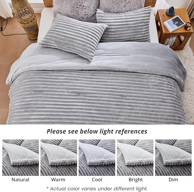 Sasttie California King Comforter Set 3 Pieces - Image 9
