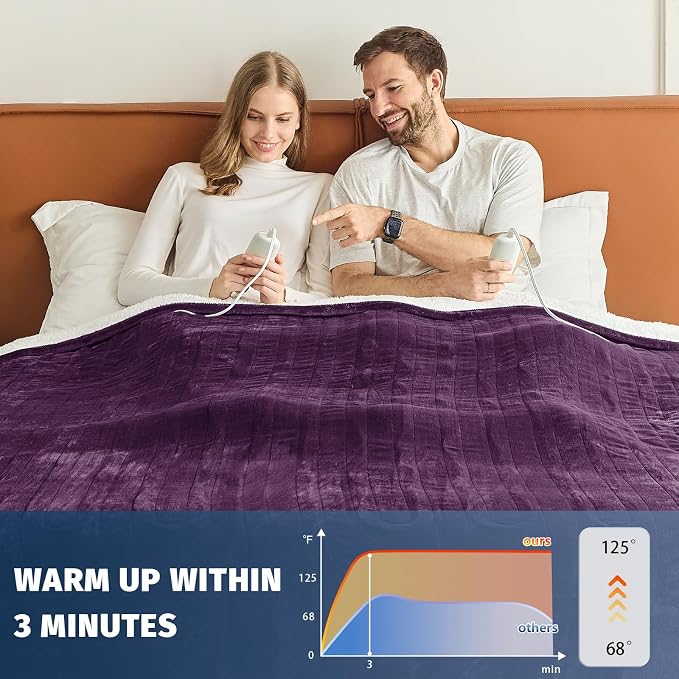 Heated Electric Blanket Queen Size - Image 5