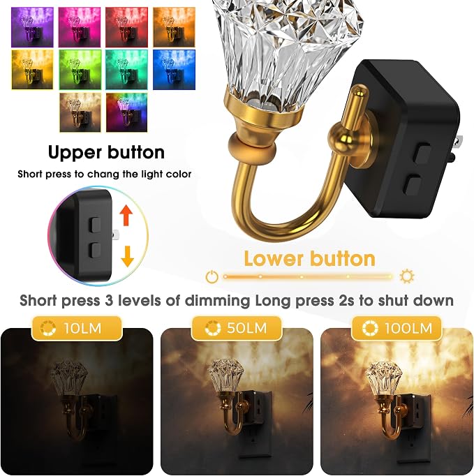 L LOHAS LED Night Lights Plug into Wall - Image 2