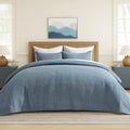 EVERGRACE x Kinsey Walsh Cross Stitch Pre-Washed Cotton Quilt Bedding Set King by EVERGRACEHOME
