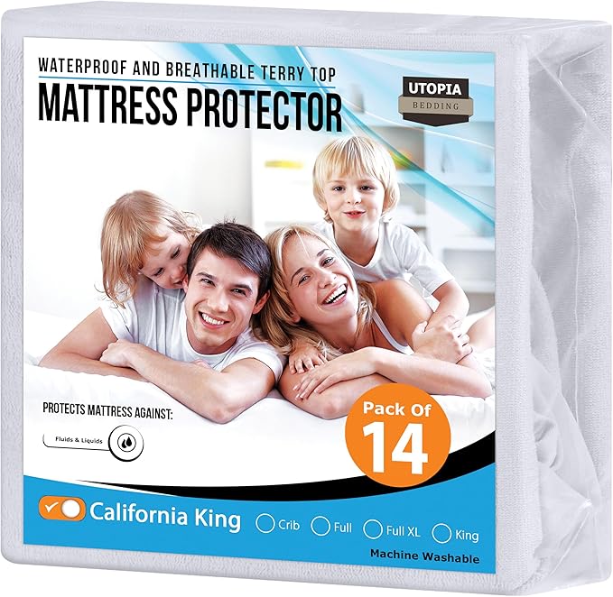 Utopia Bedding Waterproof Mattress Protector California King Size, Premium by UTOPIABEDDING