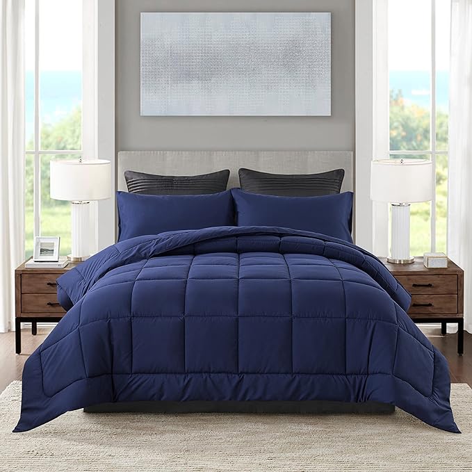DOWNCOOL Blue Full Size Comforter Set by DOWNCOOL