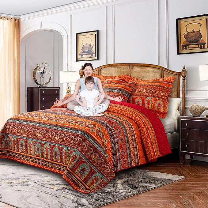 BEDIFANY Cotton King Size Quilt Set - Image 8
