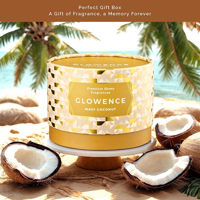 Luxury Coconut Scented Candle - Image 6