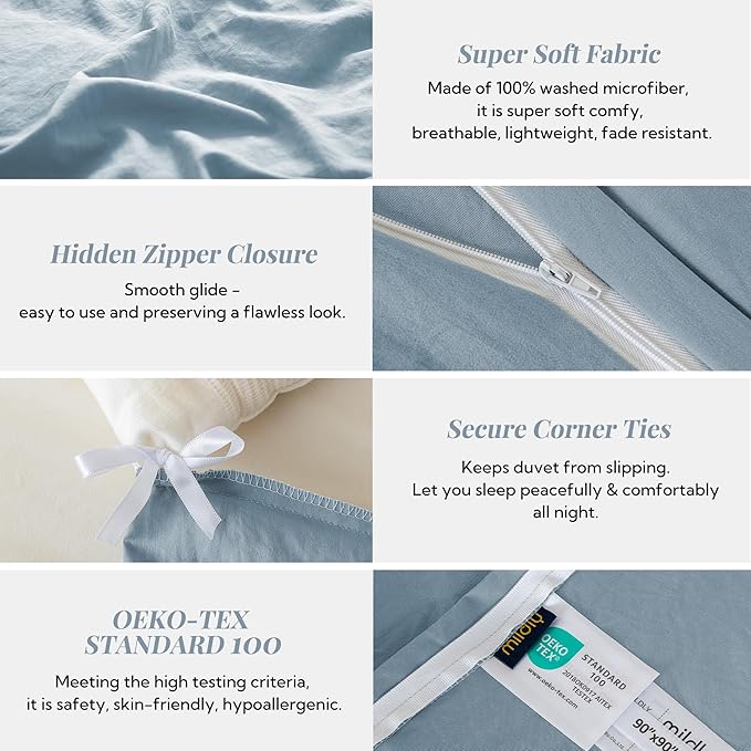 MILDLY Super Soft Duvet Cover 2pcs - Image 5