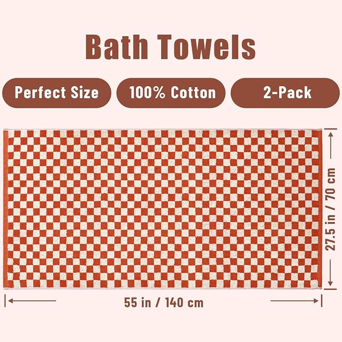 Jacquotha Ultra Soft Bath Towels 2 Pack - Image 2
