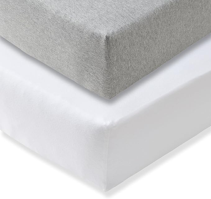 Burt's Bees Baby Essential Organic Cotton Fitted Crib Sheet, Breathable by BurtsBeesBaby