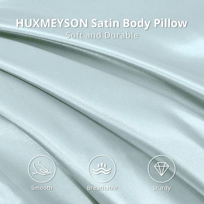 HUXMEYSON Body Pillow with Satin Pillowcase, Body Pillow - Image 3