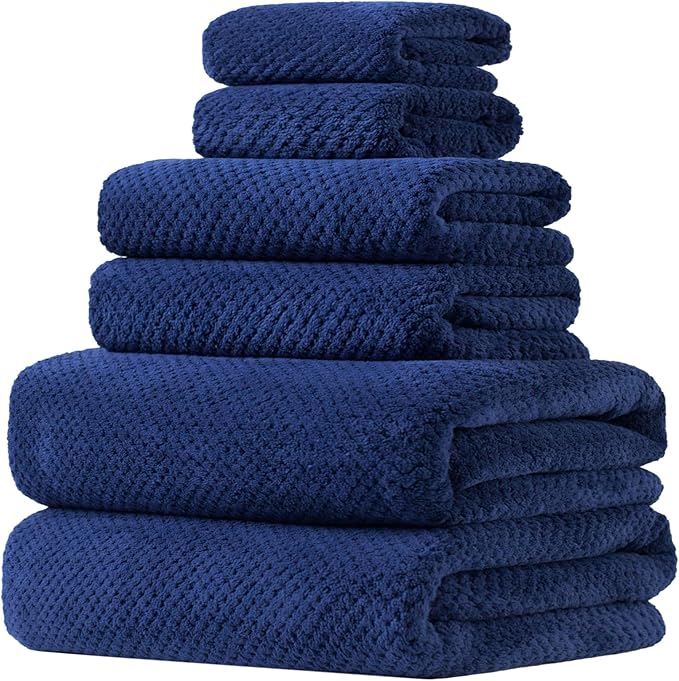 Extra Large Bath Towels Set for Bathroom 30x60 Inches Super Soft Light Weight by HVMSTOWELS