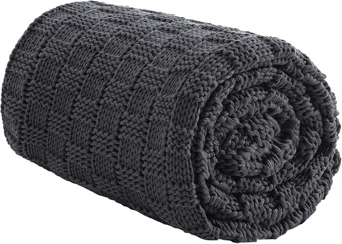 Knitted Weighted Blanket Kids, No Beads Heavy Blanket 36” x 48'' 3lbs, by Unknown