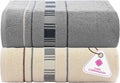CASA COPENHAGEN X Line 2Pcs 100% Egyptian Cotton Large Designer Bathsheet by CASACOPENHAGEN