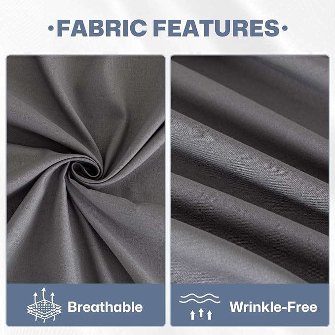 Lavisun Full Flat Sheets 2 Pack, Hotel Quality Flat Bed Sheets, Brushed - Image 4